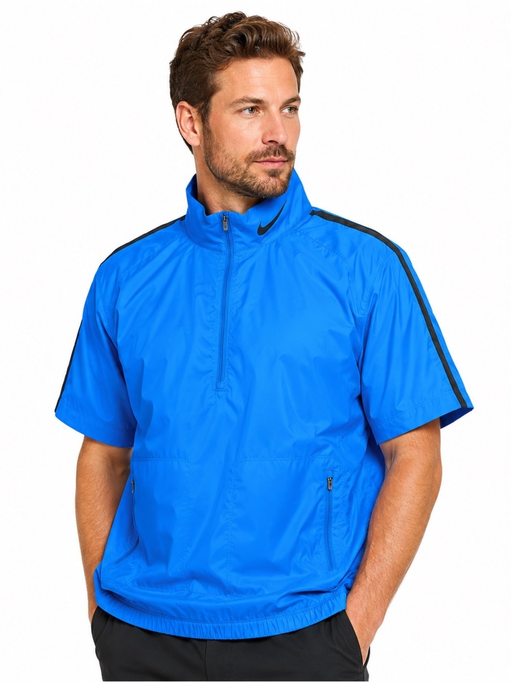 Nike golf men’s SS short sleeve 1/2 half zip pullover Sz large